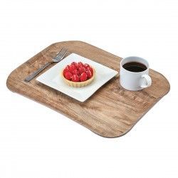 Plateau polyester Century aspect naturel bois Cambro olivier clair 360 x 460mm 2