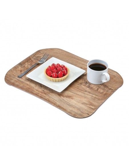 Plateau polyester Century aspect naturel bois Cambro olivier clair 360 x 460mm