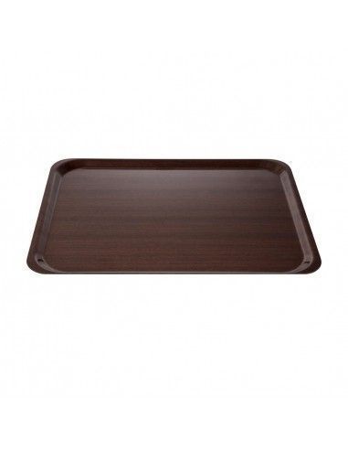 Plateau stratifié lisse Capri Cambro acajou 460mm