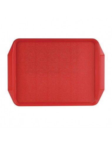 Plateau avec poignées Roltex 435x305mm rouge