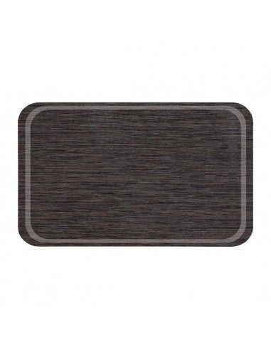 Plateau rond en mélamine Roltex GN1/1 antidérapant 530x325mm wengé