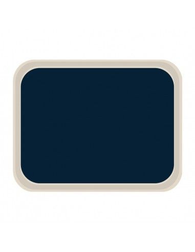 Plateau de service en polyester Roltex standard 455x355mm bleu