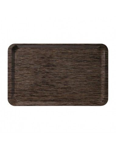 Plateau de service en mélamine Roltex GN1/1 530x325mm wengé