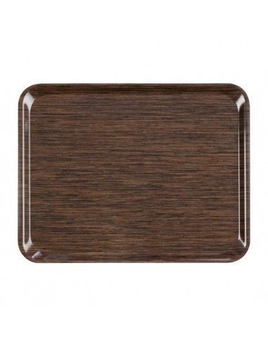 Plateau de service en mélamine Roltex Self 46x36cm wengé