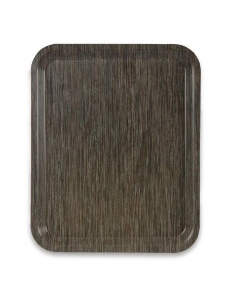 Plateau de service en mélamine Roltex 265x325mm wengé