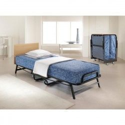 Lit pliant 1 personne avec matelas étanche Jay-Be noir 2