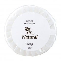 Savons enveloppés de papier Natural Taylor of London (Lot de 100)