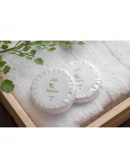 Savons enveloppés de papier Natural Taylor of London (Lot de 100)