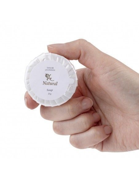 Savons enveloppés de papier Natural Taylor of London (Lot de 100)