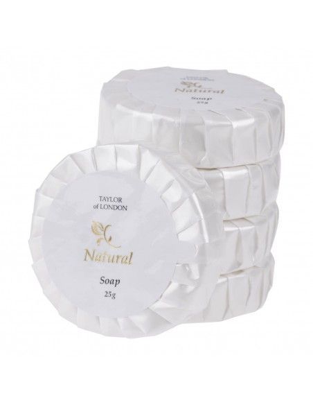 Savons enveloppés de papier Natural Taylor of London (Lot de 100)