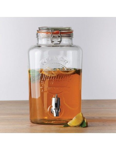 Distributeur de boissons couvercle à clip Kilner 5 litres