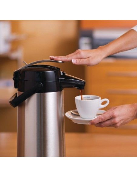 Pichet à pompe inox Bravilor Furento 2,2L
