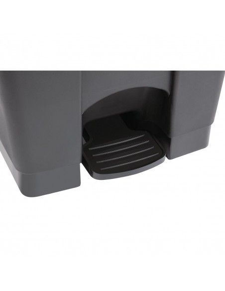 Poubelle de cuisine à pédale Jantex noire 45L