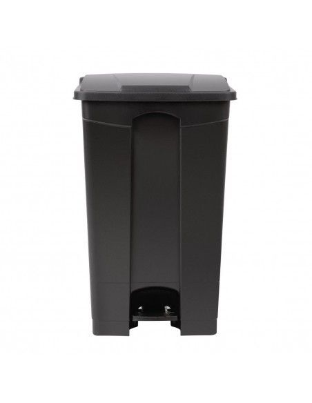 Poubelle de cuisine à pédale Jantex noire 87L