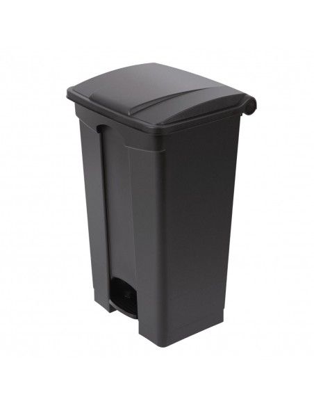 Poubelle de cuisine à pédale Jantex noire 87L
