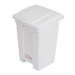 Poubelle de cuisine à pédale Jantex blanche 45L 2