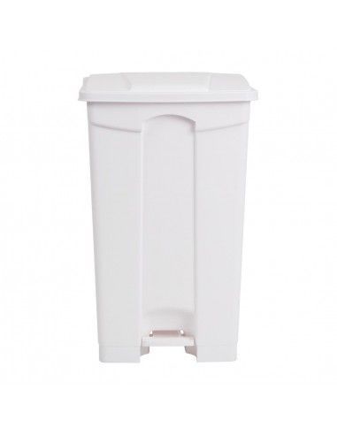 Poubelle de cuisine à pédale Jantex blanche 87L