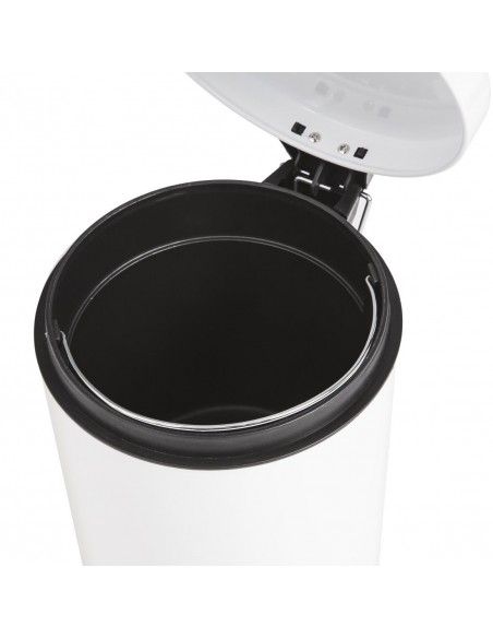 Poubelle à pédale Bolero blanche 5L