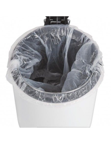 Poubelle à pédale Bolero blanche 5L