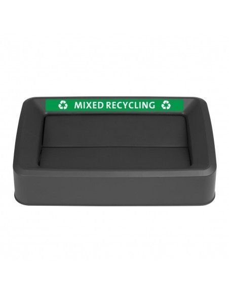 Couvercle noir Jantex pour poubelles Slim 60/80L