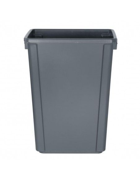 Poubelle Jantex Slim grise 60L
