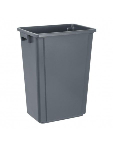 Poubelle Jantex Slim grise 60L