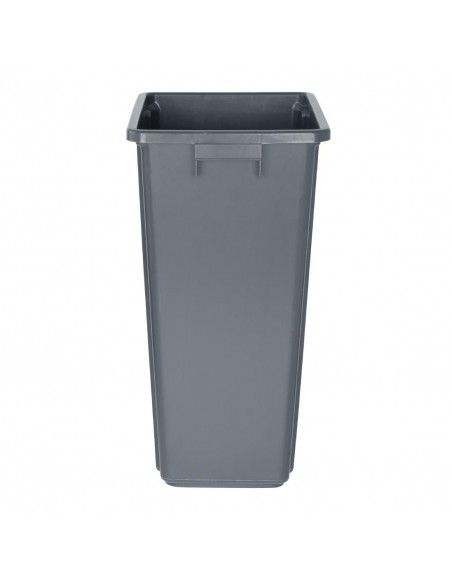 Poubelle Jantex Slim grise 60L