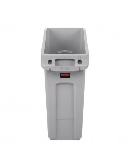 Conteneur sous-comptoir Slim Jim Rubbermaid gris 49L