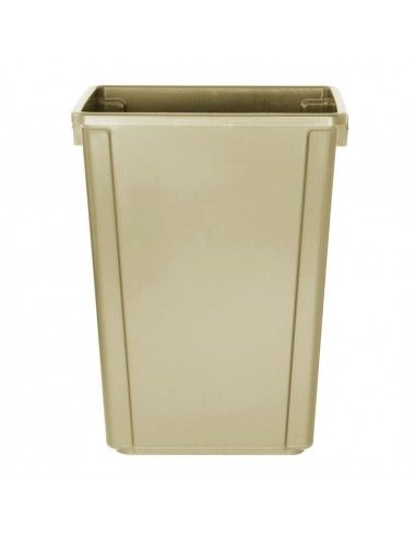 Poubelle Jantex Slim beige 60L
