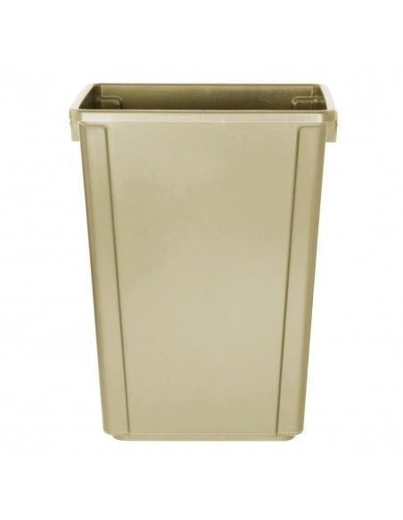 Poubelle Jantex Slim beige 60L