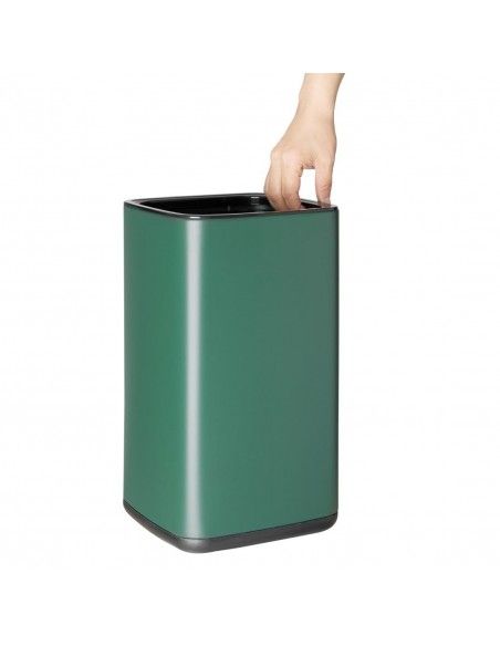 Poubelle carrée Bolero verte 10L