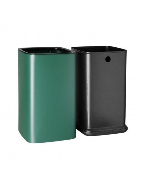 Poubelle carrée Bolero verte 10L