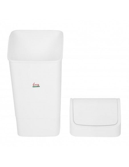 Poubelle à couvercle battant SYR