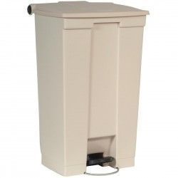 Conteneur à pédale Rubbermaid Step-On beige 87L