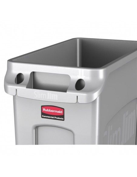 Collecteur avec évents Slim Jim Rubbermaid 87L