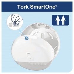 Distributeur de papier toilette Tork SmartOne 2