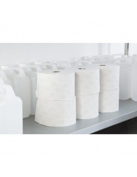 Rouleau de papier toilette à alimentation centrale Tork Classic Smart One (Lot de 6)