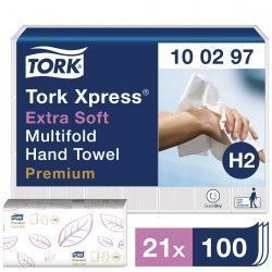 Essuie-mains ultra doux 2 plis Multifold Tork (Lot de 2100) 2