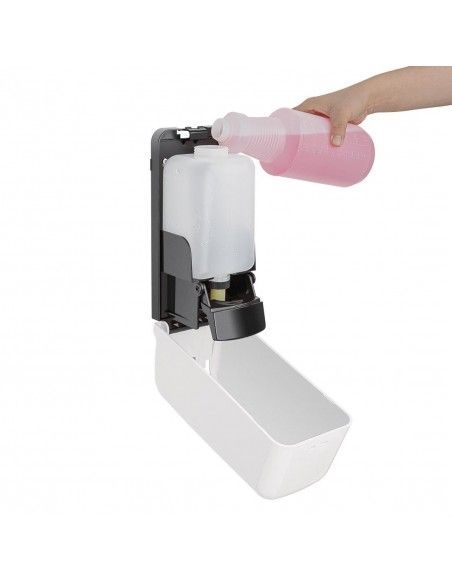 Distributeur de savon liquide et désinfectant pour les mains Jantex 1L