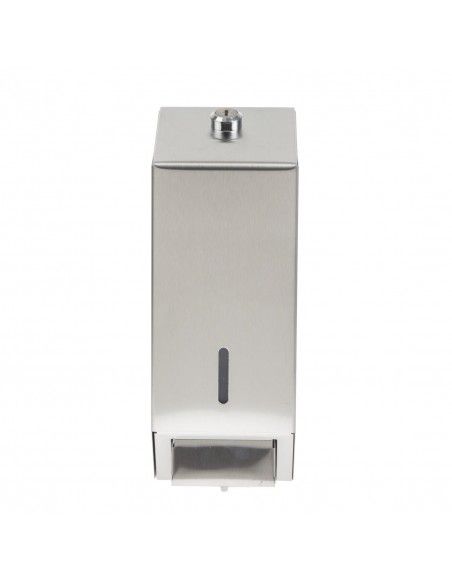 Distributeur de savon liquide en acier inoxydable Jantex 1 litre
