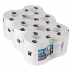 Bobines blanches pour distributeur à dévidage central Tork (lot de 6) 2