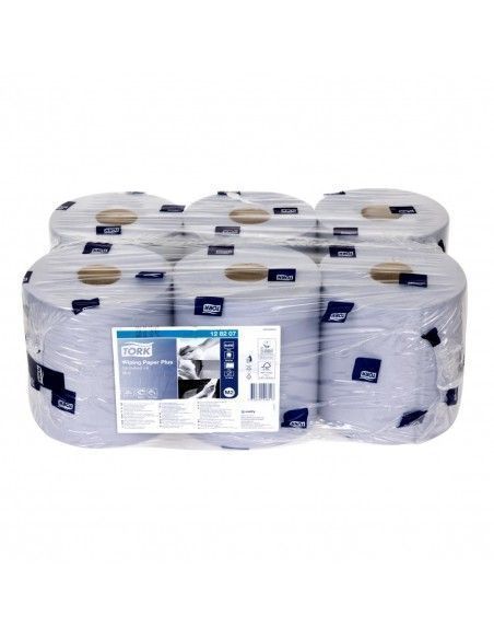 Bobines bleues pour distributeur à dévidage central Tork (lot de 6)