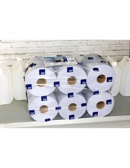 Bobines bleues pour distributeur à dévidage central Tork (lot de 6)