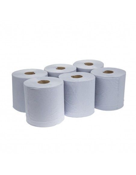 Bobines bleues à alimentation centrale 2 plis Reflex Tork (lot de 6)