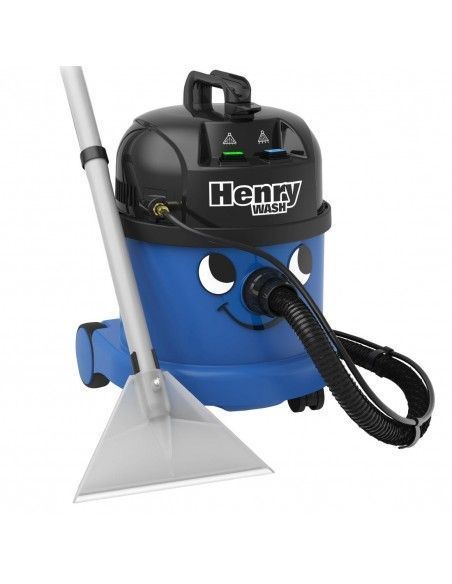 Aspirateur à vapeur et extraction Numatic Henry Wash HVW370 bleu avec kit AS6