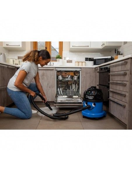 Aspirateur à vapeur et extraction Numatic Henry Wash HVW370 bleu avec kit AS6