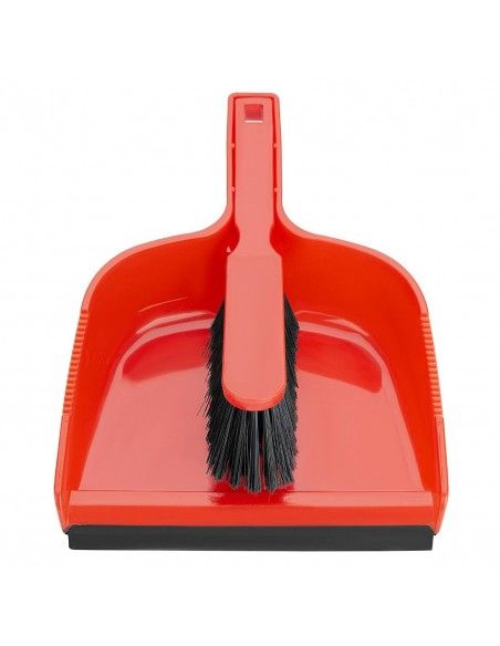 Ensemble pelle et balayette Jantex rouge