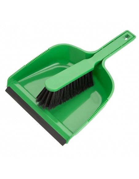 Ensemble pelle et balayette Jantex vert
