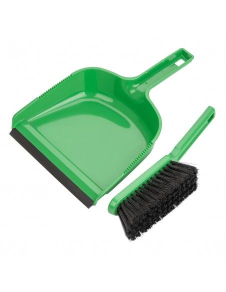 Ensemble pelle et balayette Jantex vert
