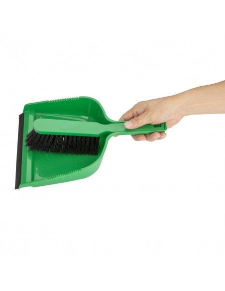 Ensemble pelle et balayette Jantex vert